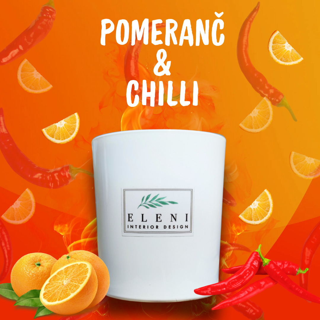 Sladký pomeranč s chilli papričkou